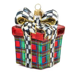 Tartastic Gift Glass Ornament