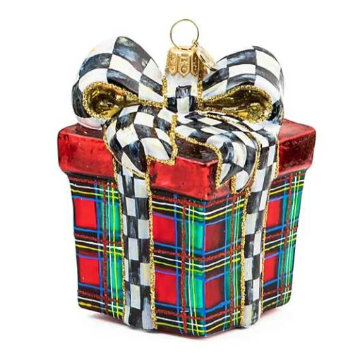 Tartastic Gift Glass Ornament