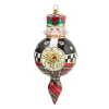 Tartastic Nutcracker Glass Ornament