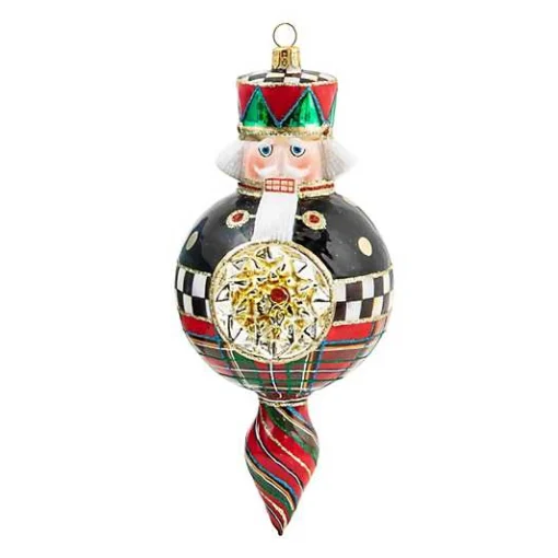 Tartastic Nutcracker Glass Ornament