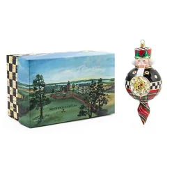 Tartastic Nutcracker Glass Ornament