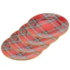Tartastic Red Salad Plates, Set of 4