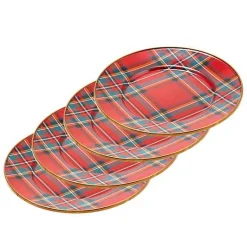 Tartastic Red Salad Plates, Set of 4