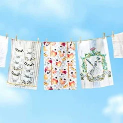 Tea Cups Dish Towel