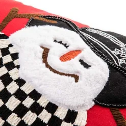 Top Hat Snowman Lumbar Pillow