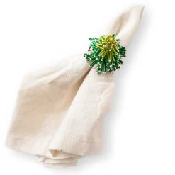 Tree  Candy Cane Napkin Rings, Set of 4