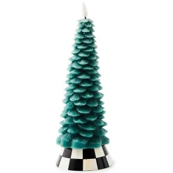 Tree Short Flameless Candle