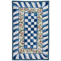 Truly Royal Check 3' x 5' Rug
