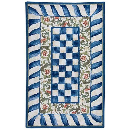 Truly Royal Check 3' x 5' Rug