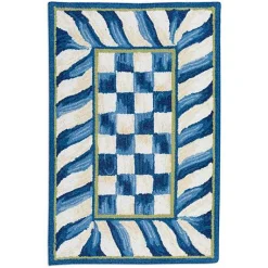 Truly Royal Check 2' x 3' Rug