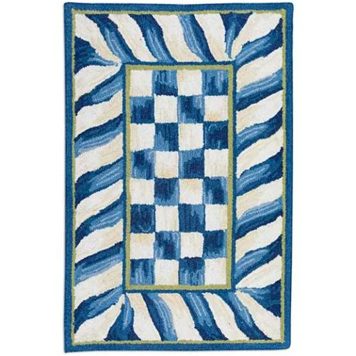 Truly Royal Check 2' x 3' Rug