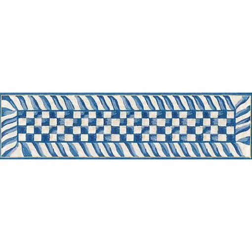 Truly Royal Check 2'6 x 8' Washable Runner