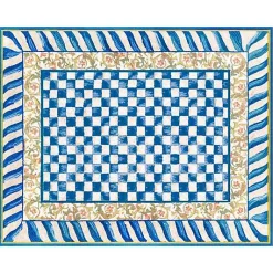 Truly Royal Check 8' x 10' Washable Rug