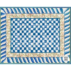 Truly Royal Check 8' x 10' Washable Rug