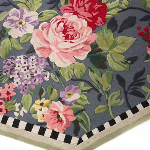 Tudor Rose 6' Octagon Rug