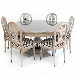Tuscan Farm 62 Round Pedestal Table