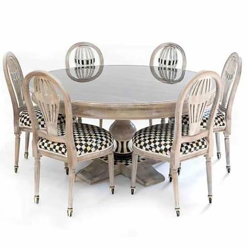 Tuscan Farm 62 Round Pedestal Table
