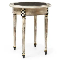 Tuscan Farm Round Accent Table