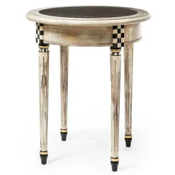 Tuscan Farm Round Accent Table