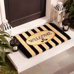 Welcome Awning Stripe Entrance Mat