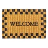 Welcome Checked Entrance Mat