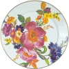 White Flower Market Charger/Plate