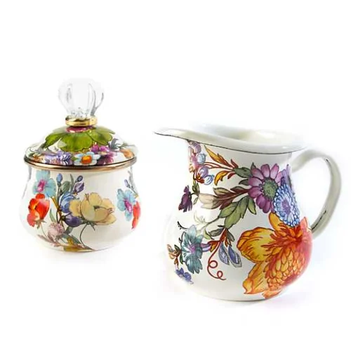 White Flower Market Creamer