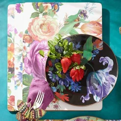 White Flower Market Placemats, Set of 4