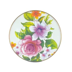 White Flower Market Salad/Dessert Plate
