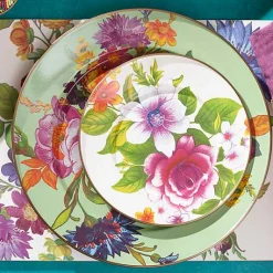 White Flower Market Salad/Dessert Plate