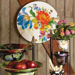 White Flower Market Serving Platter