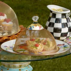 White Flower Market Serving Platter