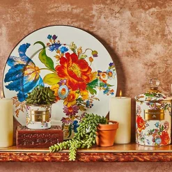 White Flower Market Serving Platter