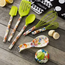 White Flower Market Spoon Rest