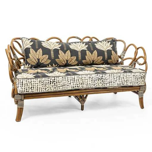 Wild Indoors Rattan Loveseat