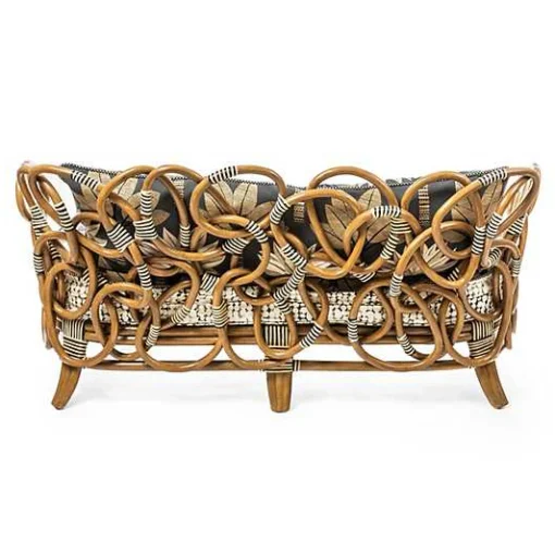 Wild Indoors Rattan Loveseat