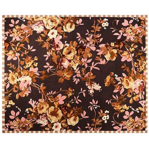 Wild Rose Floral 8' x 10' Rug