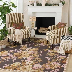 Wild Rose Floral 8' x 10' Rug