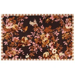 Wild Rose Floral 5' x 8' Rug