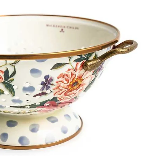 Wildflowers Blue Large Colander