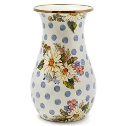 Wildflowers Blue Tall Vase
