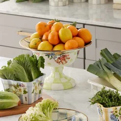 Wildflowers Green Large Compote