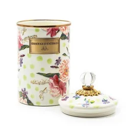 Wildflowers Green Large Canister