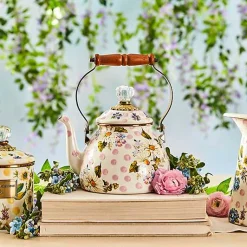 Wildflowers Pink 2 Quart Tea Kettle