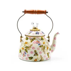 Wildflowers Pink 2 Quart Tea Kettle