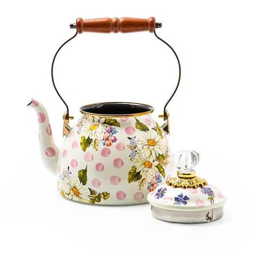 Wildflowers Pink 2 Quart Tea Kettle