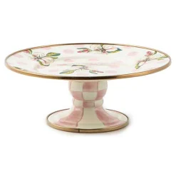 Wildflowers Pink Mini Pedestal Platter