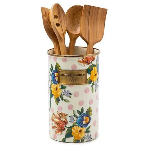 Wildflowers Pink Utensil Holder