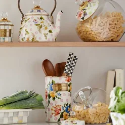Wildflowers Pink Utensil Holder